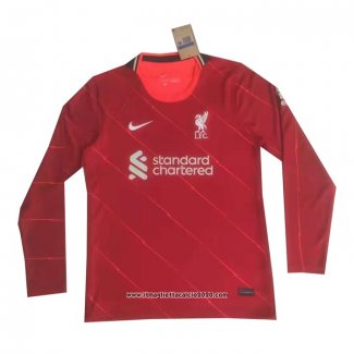 Maglia Liverpool Home Manica Lunga 2021 2022