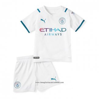 Maglia Manchester City Away Bambino 2021 2022