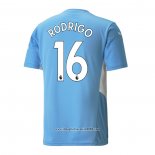 Maglia Manchester City Giocatore Rodrigo Home 2021 2022