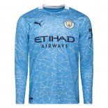 Maglia Manchester City Home Manica Lunga 2020 2021