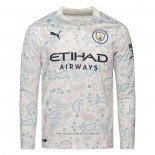 Maglia Manchester City Terza Manica Lunga 2020 2021