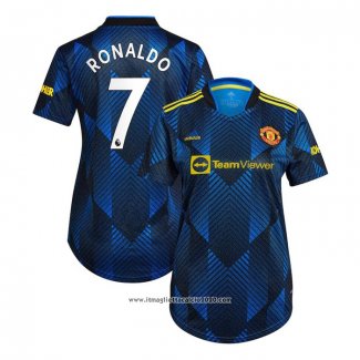 Maglia Manchester United Giocatore Ronaldo Terza Donna 2021 2022