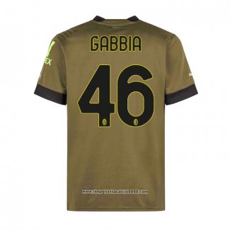 Maglia Milan Giocatore Gabbia Terza 2022 2023