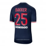 Maglia Paris Saint-Germain Giocatore Bakker Home 2020 2021