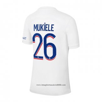 Maglia Paris Saint-Germain Giocatore Mukiele Terza 2022 2023
