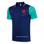 Maglia Polo FC Barcellona 2021 Blu