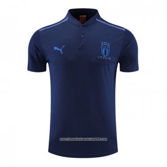 Maglia Polo Italia 2022 2023 Blu Marino