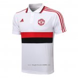 Maglia Polo Manchester United 2021-2022 Bianco