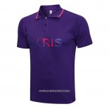 Maglia Polo Paris Saint-Germain Jordan 2021 2022 Purpura