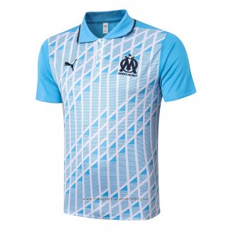 Maglia Polo Olympique Marsiglia 2020 2021 Blu