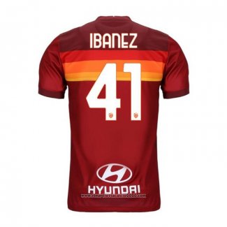 Maglia Roma Giocatore Ibanez Home 2020 2021