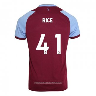 Maglia West Ham Giocatore Rice Home 2020 2021