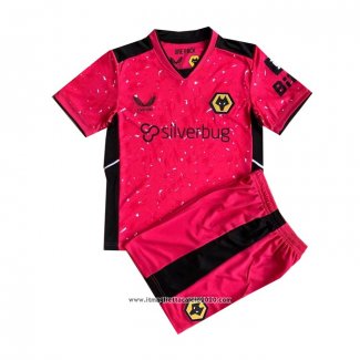 Maglia Wolves Portiere Bambino 2021 2022 Rosa