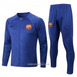 Tuta da Track Giacca FC Barcellona 2022 2023 Blu