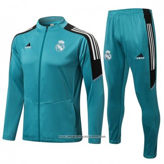 Tuta da Track Giacca Real Madrid 2021-2022 Blu