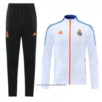 Tuta da Track Giacca Real Madrid 2021 2022 Bianco