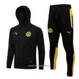 Tuta da Track con Capucha Borussia Dortmund 2021 2022 Nero