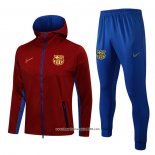 Tuta da Track con Capucha FC Barcellona 2021 2022 Rosso