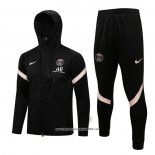 Tuta da Track con Capucha Paris Saint-Germain 2021 2022 Nero