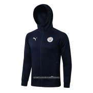 Giacca con Capucha Manchester City 2021 2022 Blu