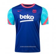 Maglia Allenamento FC Barcellona 2021 Blu