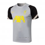 Maglia Allenamento Liverpool 2021 2022 Grigio