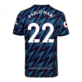 Maglia Arsenal Giocatore Pablo Mari Terza 2021 2022