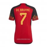 Maglia Belgio Giocatore Bruyne Home 2022