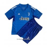 Maglia Juventus Portiere Bambino 2023 2024 Blu