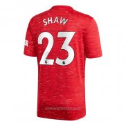 Maglia Manchester United Giocatore Shaw Home 2020 2021