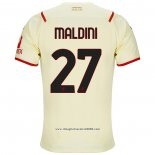 Maglia Milan Giocatore Maldini Away 2021 2022
