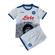 Maglia Napoli Maradona Special Bambino 2021 2022 Bianco