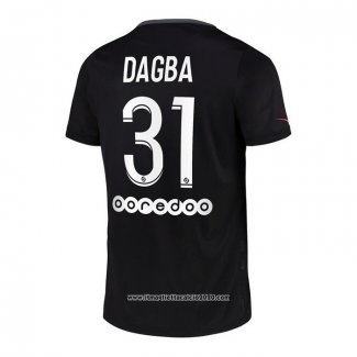 Maglia Paris Saint-Germain Giocatore Dagba Terza 2021 2022