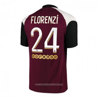 Maglia Paris Saint-Germain Giocatore Florenzi Terza 2020 2021