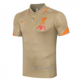 Maglia Polo Liverpool 2021 2022 Giallo