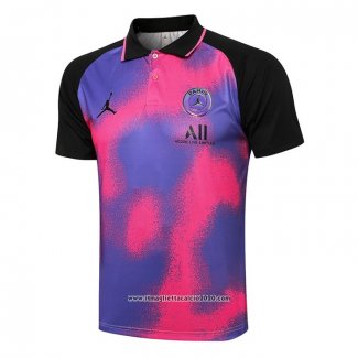 Maglia Polo Paris Saint-Germain 2021 2022 Purpura