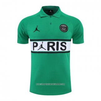 Maglia Polo Paris Saint-Germain Jordan 2022 2023 Verde