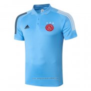 Maglia Polo Ajax 2020 2021 Blu