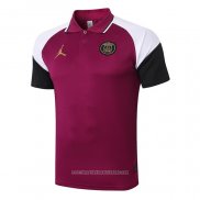 Maglia Polo Paris Saint-Germain 2020 2021 Purpura