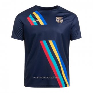 Maglia Prematch FC Barcellona 2022 Blu