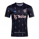 Maglia Prematch Manchester United 2022 Nero