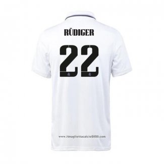 Maglia Real Madrid Giocatore Rudiger Home 2022 2023