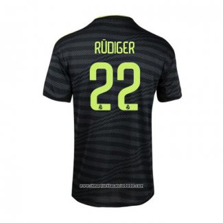 Maglia Real Madrid Giocatore Rudiger Terza 2022 2023