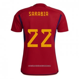 Maglia Spagna Giocatore Sarabia Home 2022