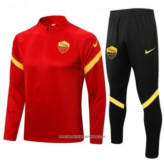 Tuta da Track Felpa Roma 2021 2022 Rosso