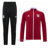 Tuta da Track Giacca Bayern Monaco 2021 2022 Rosso