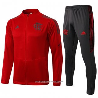 Tuta da Track Giacca Flamengo 2021 2022 Rosso