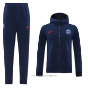 Tuta da Track con Capucha Paris Saint-Germain 2020 2021 Blu