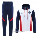 Tuta da Track con Capucha Paris Saint-Germain 2021 2022 Bianco