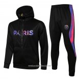 Tuta da Track con Capucha Paris Saint-Germain 2021 2022 Nero